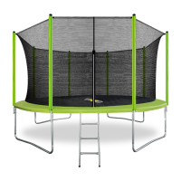 ARLAND Батут 14FT с внутренней страховочной сеткой и лестницей (Light green) (СВЕТЛО-ЗЕЛЕНЫЙ)