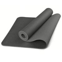 Коврик для йоги и фитнеса TPE Eco-Friendly 185*80* 6 мм Серый