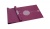 Коврик для йоги 2.5 мм пурпурный в сумке с ремешком FT-TYM025-PP